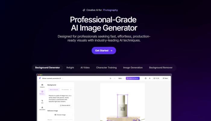 Fotographer.ai Platform Interface