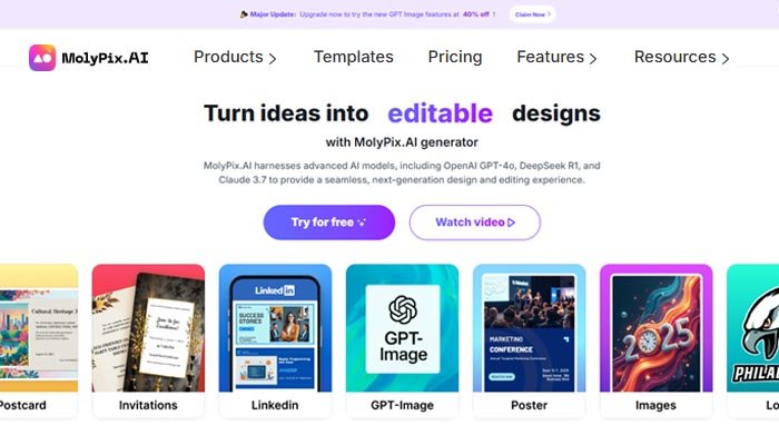 MolyPix.AI Design Platform