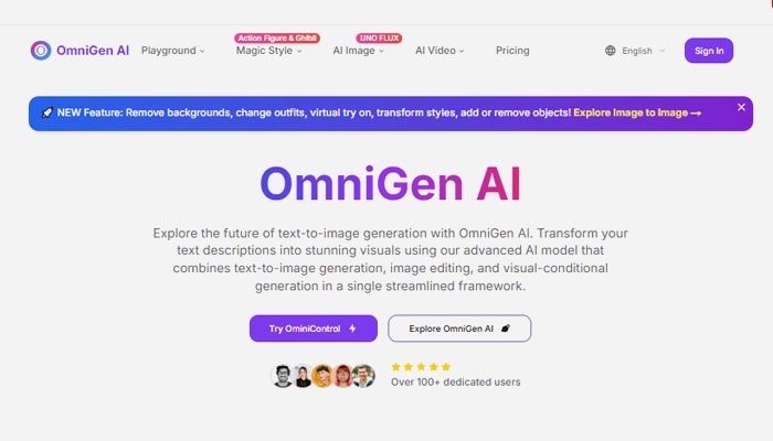 OmniGen AI Text-to-Image Generator